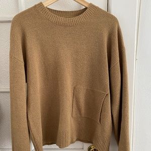 Oak + Fort 2764 Mustard Yellow Sweater